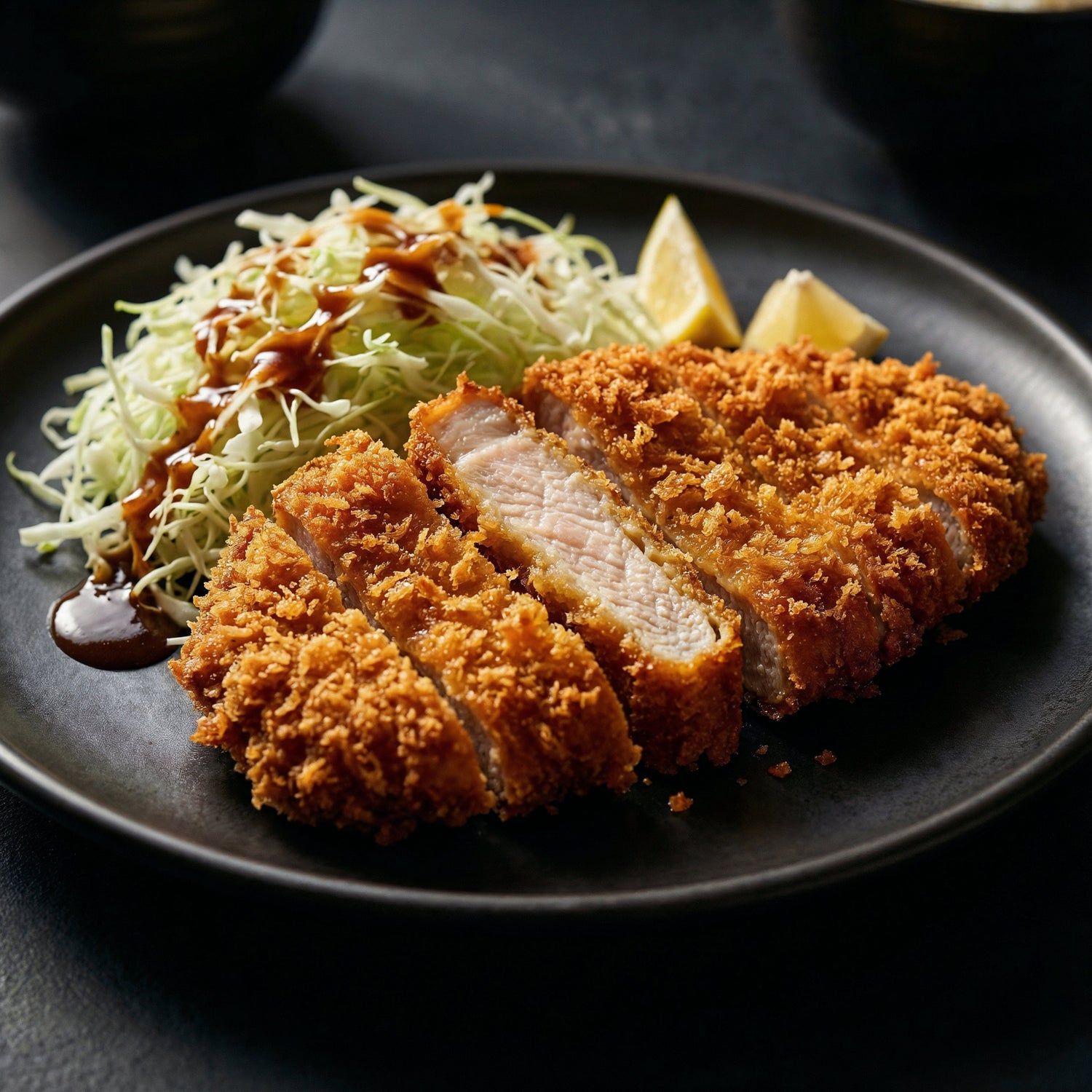 Tonkatsu – klassisches japanisches Schweineschnitzel