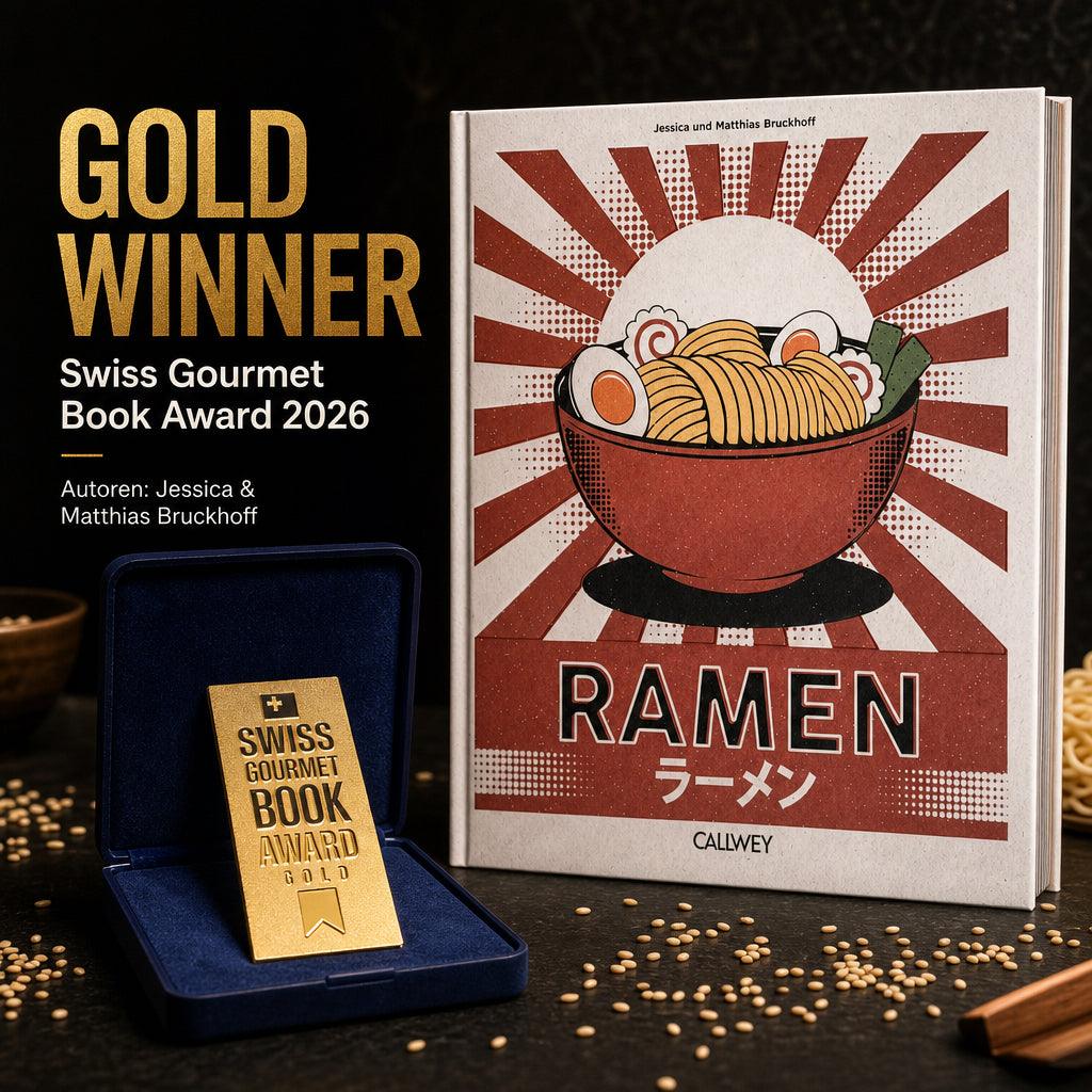 Gold für unser RAMEN Kochbuch beim Swiss Gourmet Book Award 🥇🍜